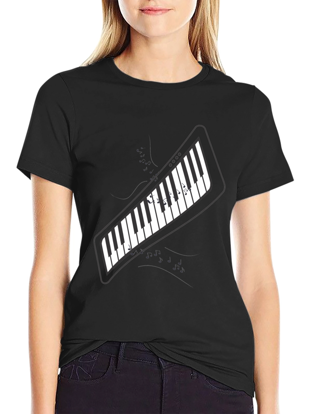 Piano Keys T-Shirt - Music Lover Tee