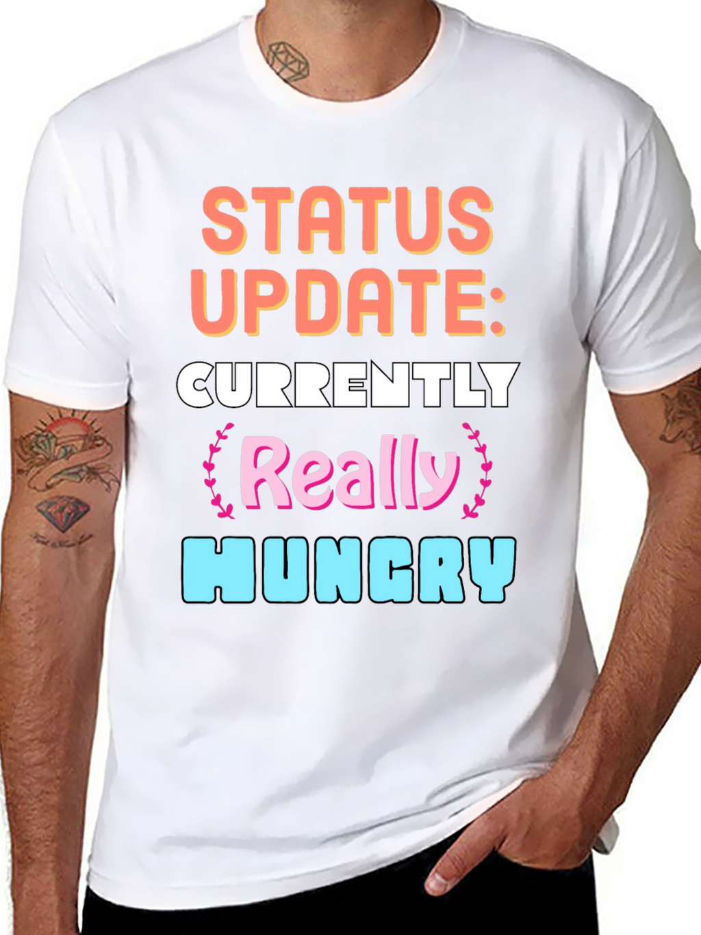 Funny Status Update: Hungry Graphic Tee