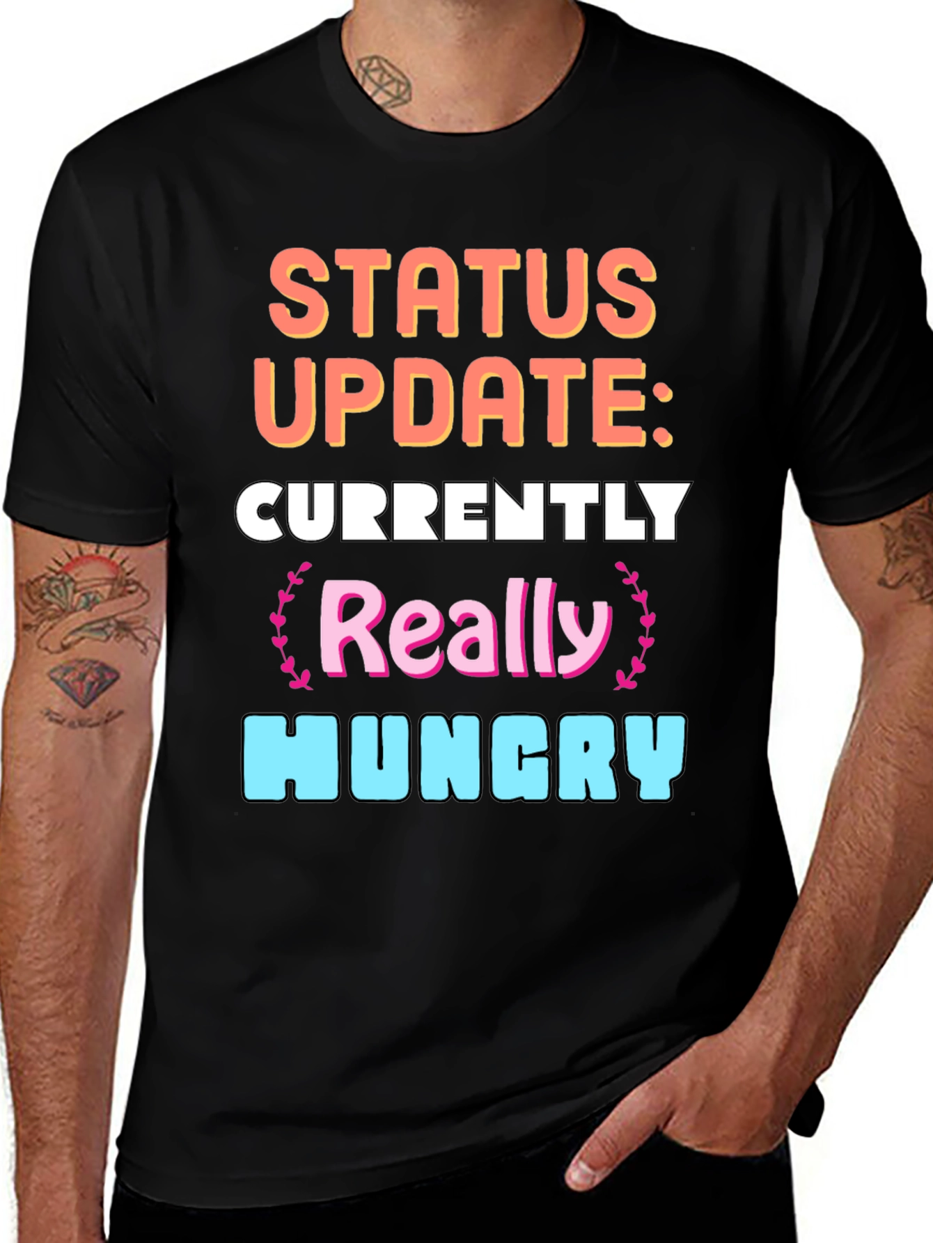 Funny Status Update: Hungry Graphic Tee