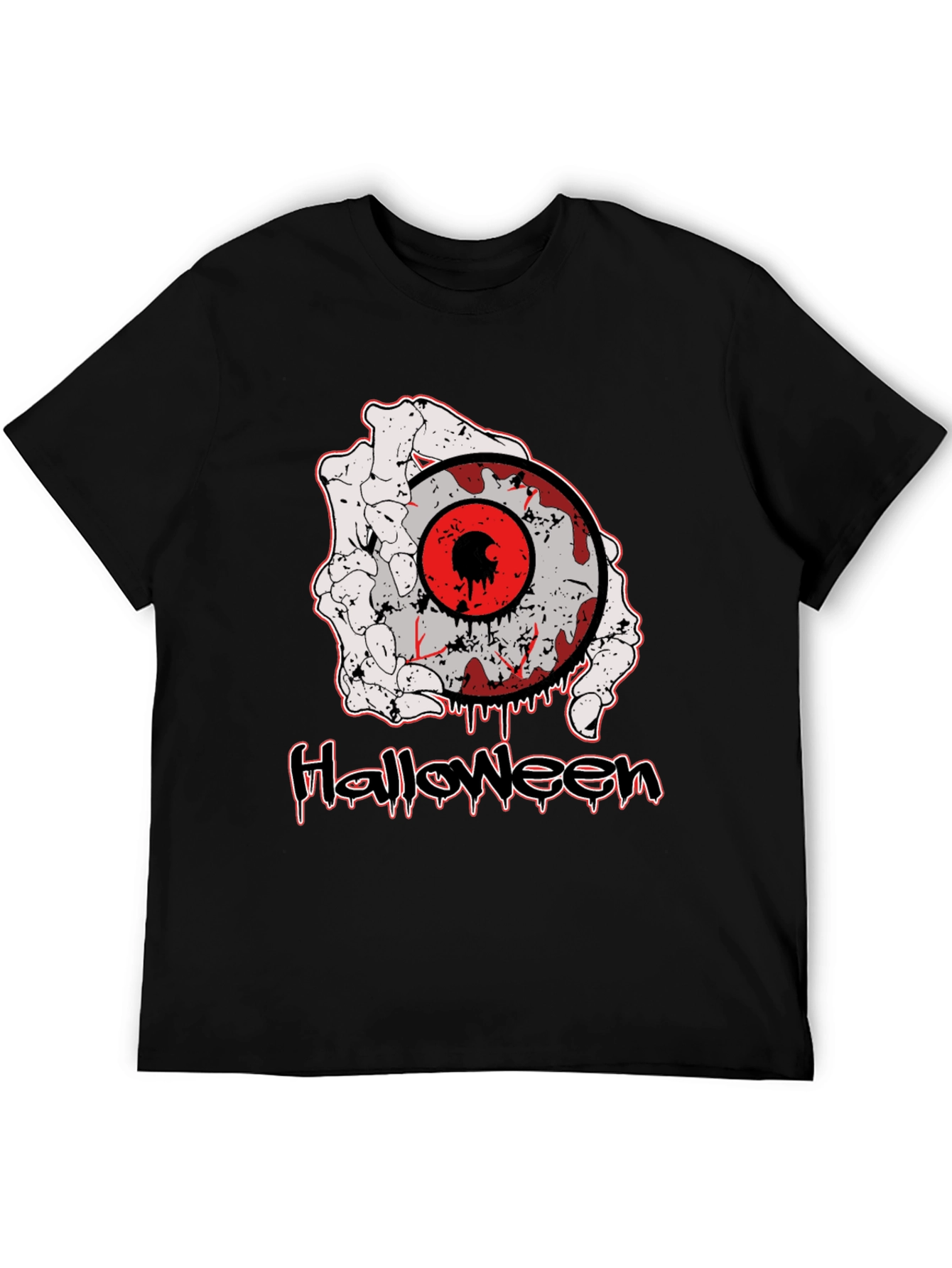 Halloween T-Shirt with Eyeball and Hand