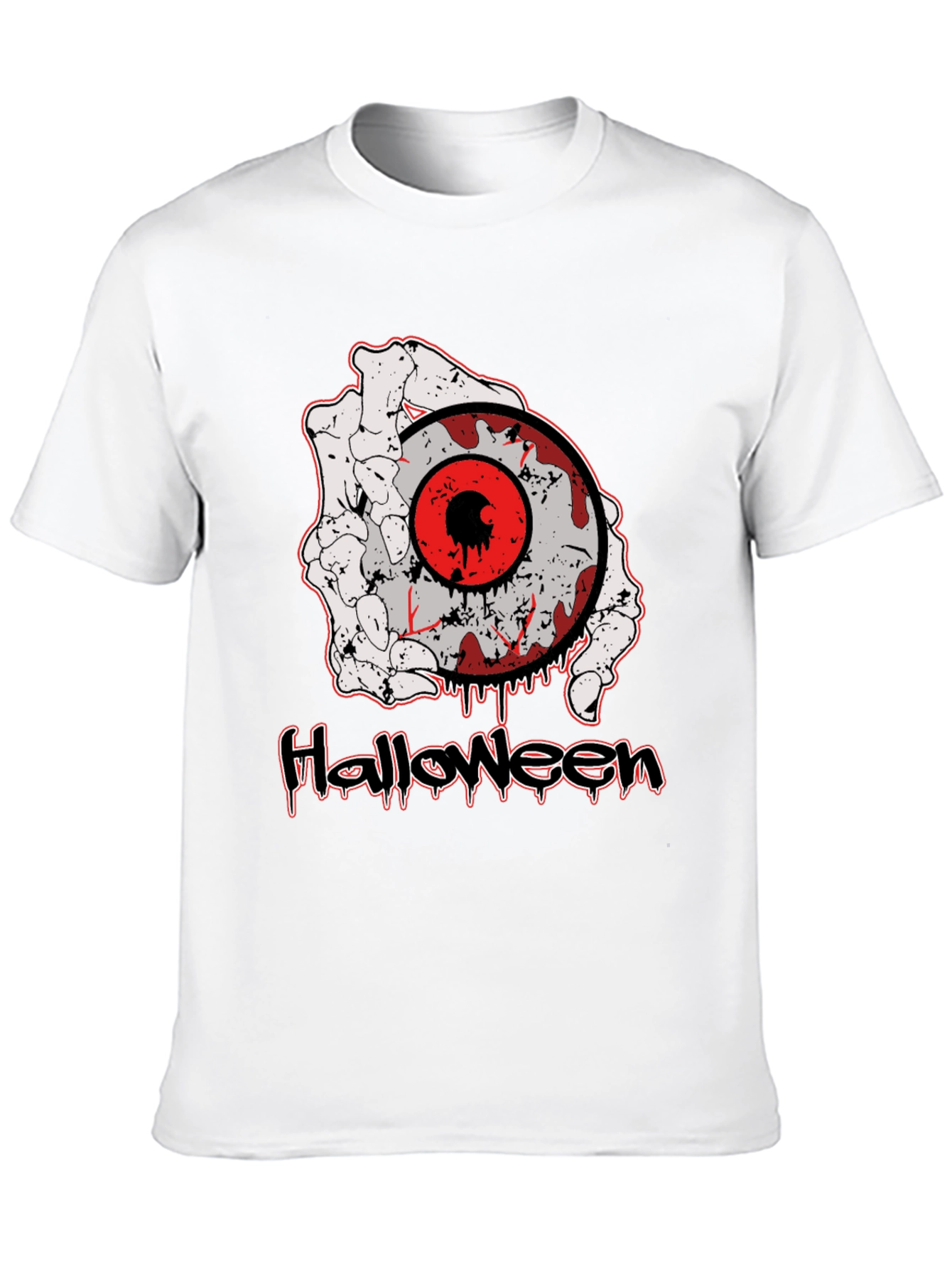 Halloween T-Shirt with Eyeball and Hand