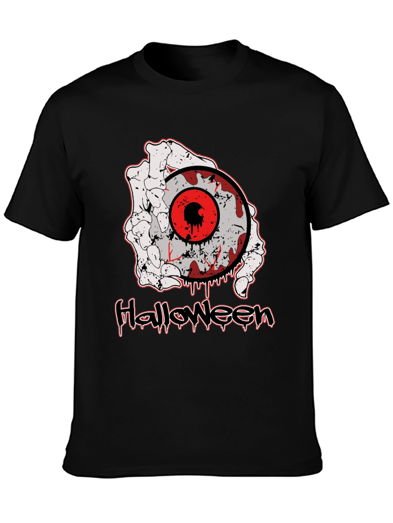 Halloween T-Shirt with Eyeball and Hand