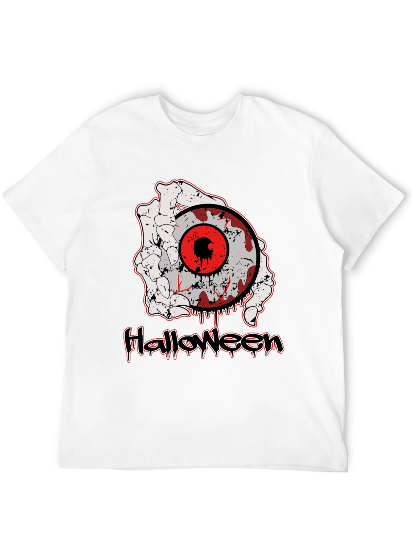 Halloween T-Shirt with Eyeball and Hand