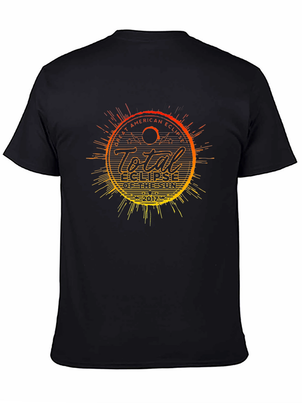 Total Eclipse 2017 Black T-Shirt