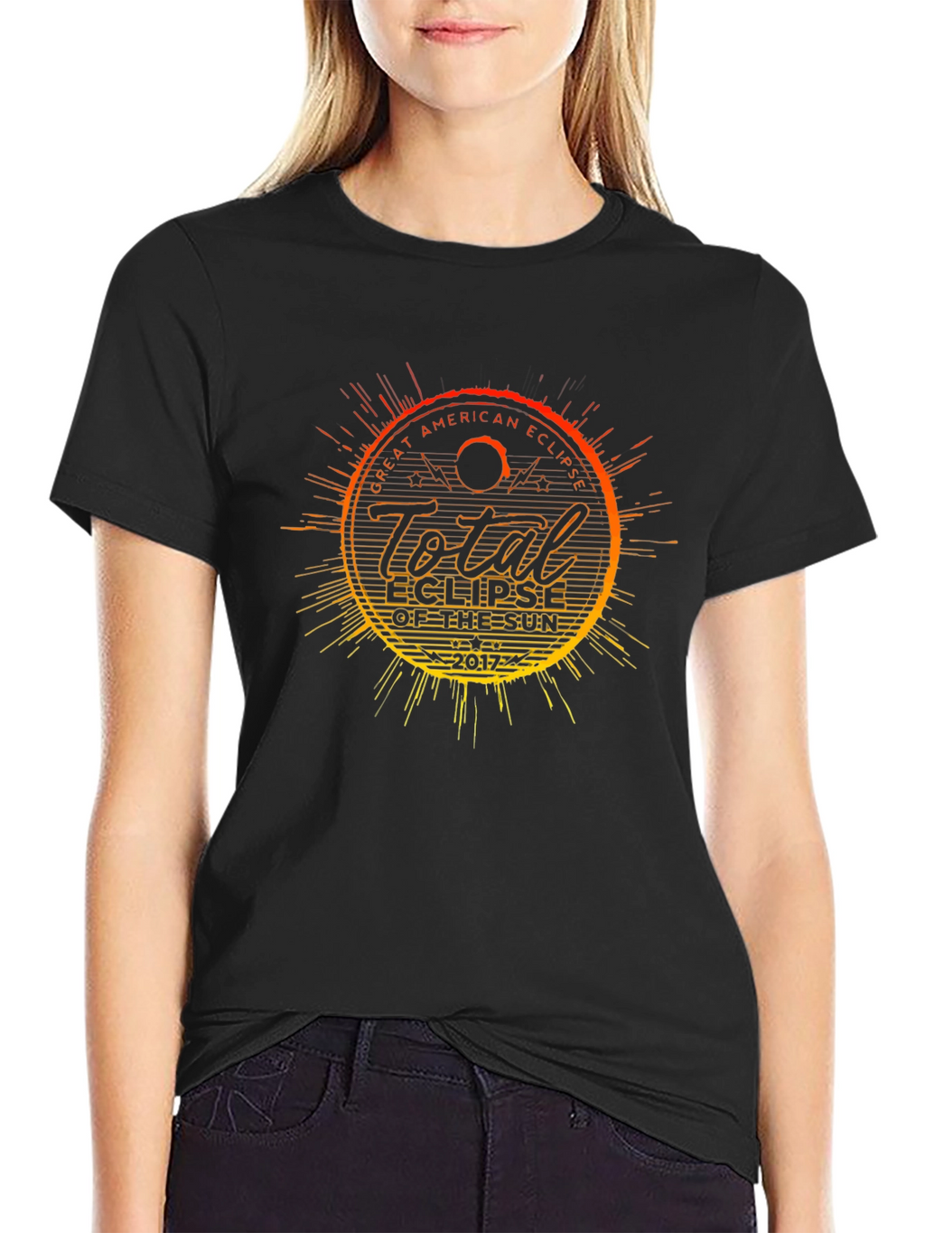 Total Eclipse 2017 Black T-Shirt