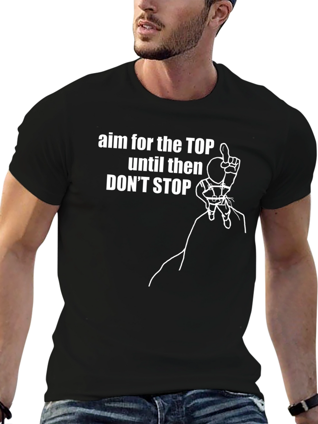 Aim for the Top Graphic T-Shirt