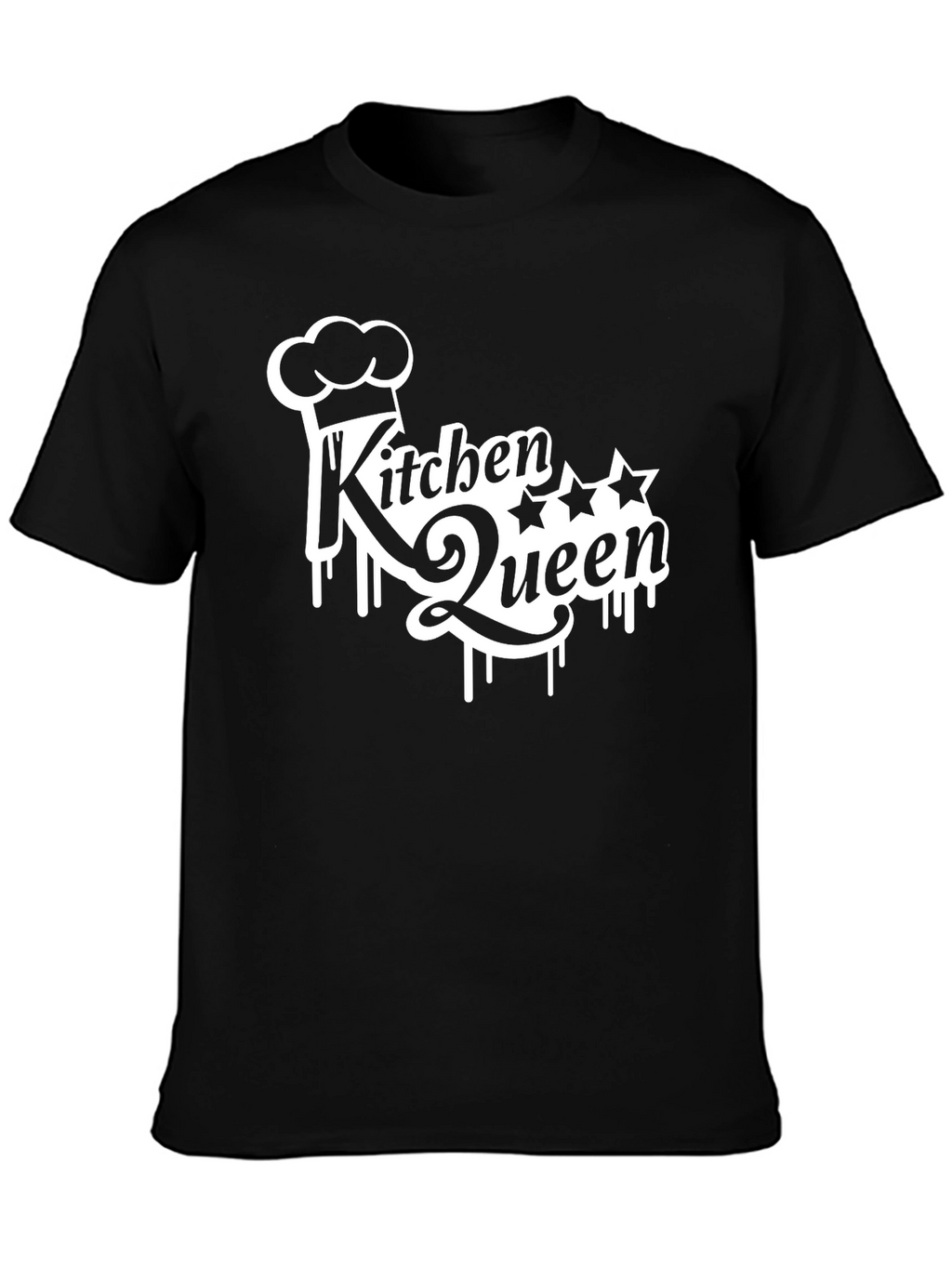 Kitchen Queen Graphic T-Shirt - Black