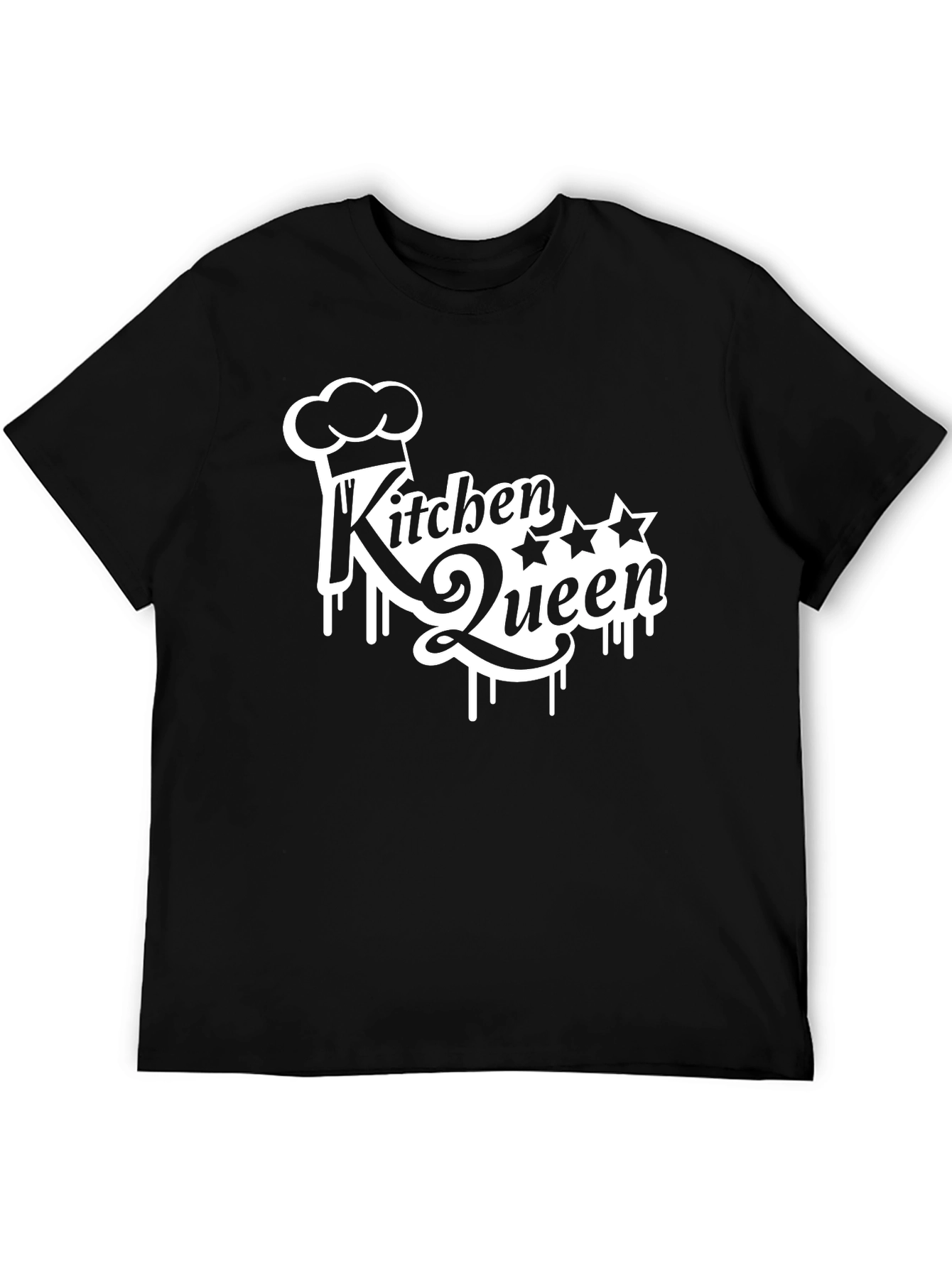 Kitchen Queen Graphic T-Shirt - Black
