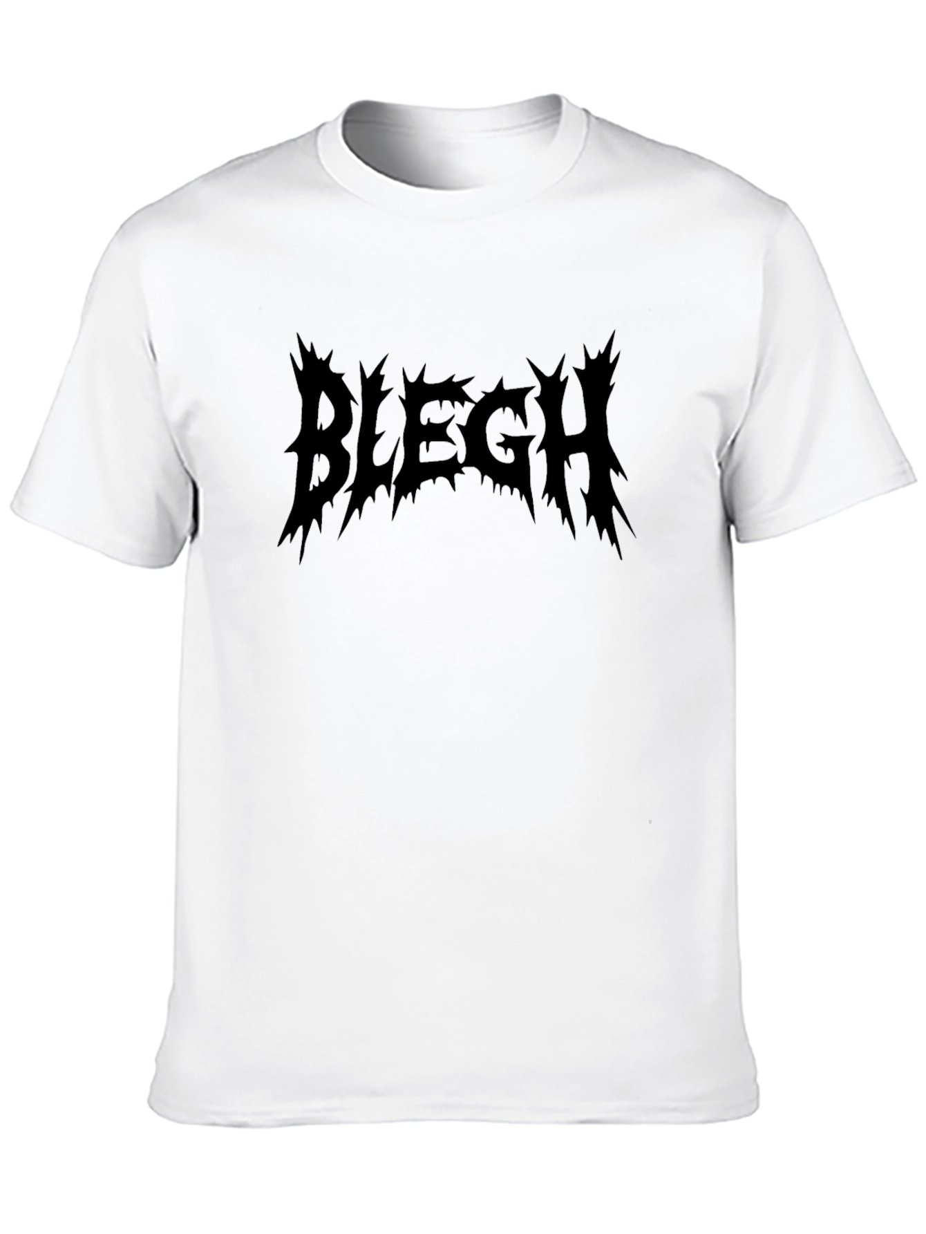 Bilegh Black T-Shirt - Edgy Graphic Tee
