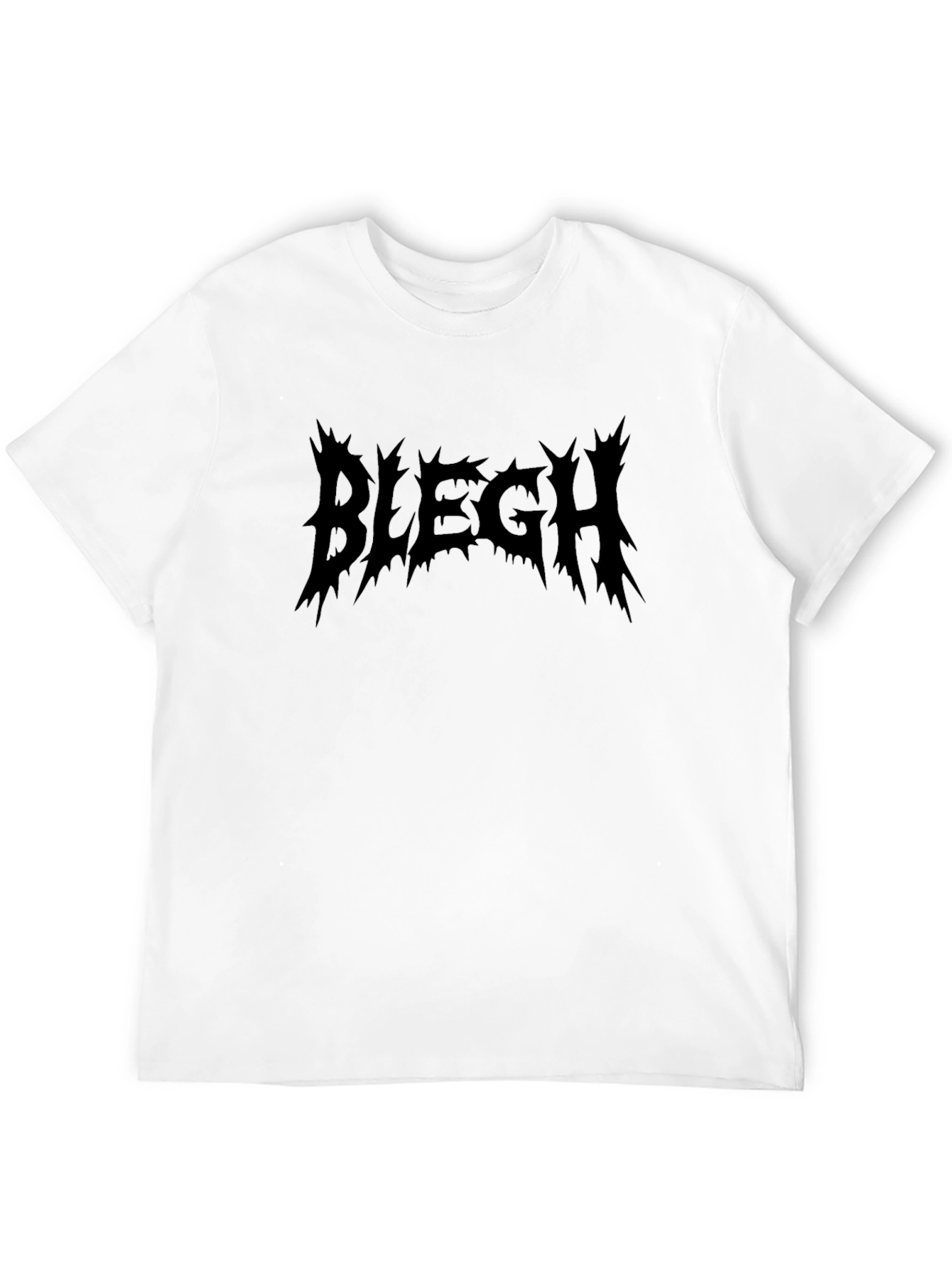 Bilegh Black T-Shirt - Edgy Graphic Tee