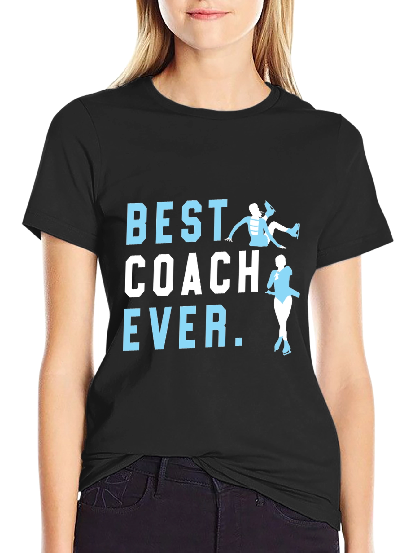 Best Coach Ever T-Shirt - Ice Skating Apparel