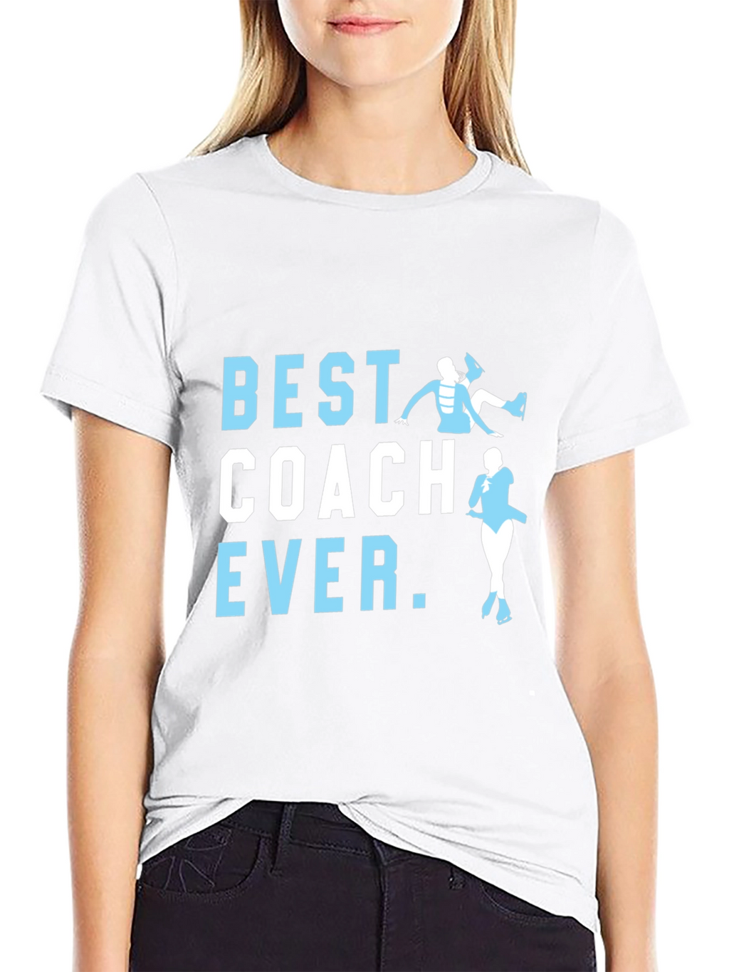 Best Coach Ever T-Shirt - Ice Skating Apparel