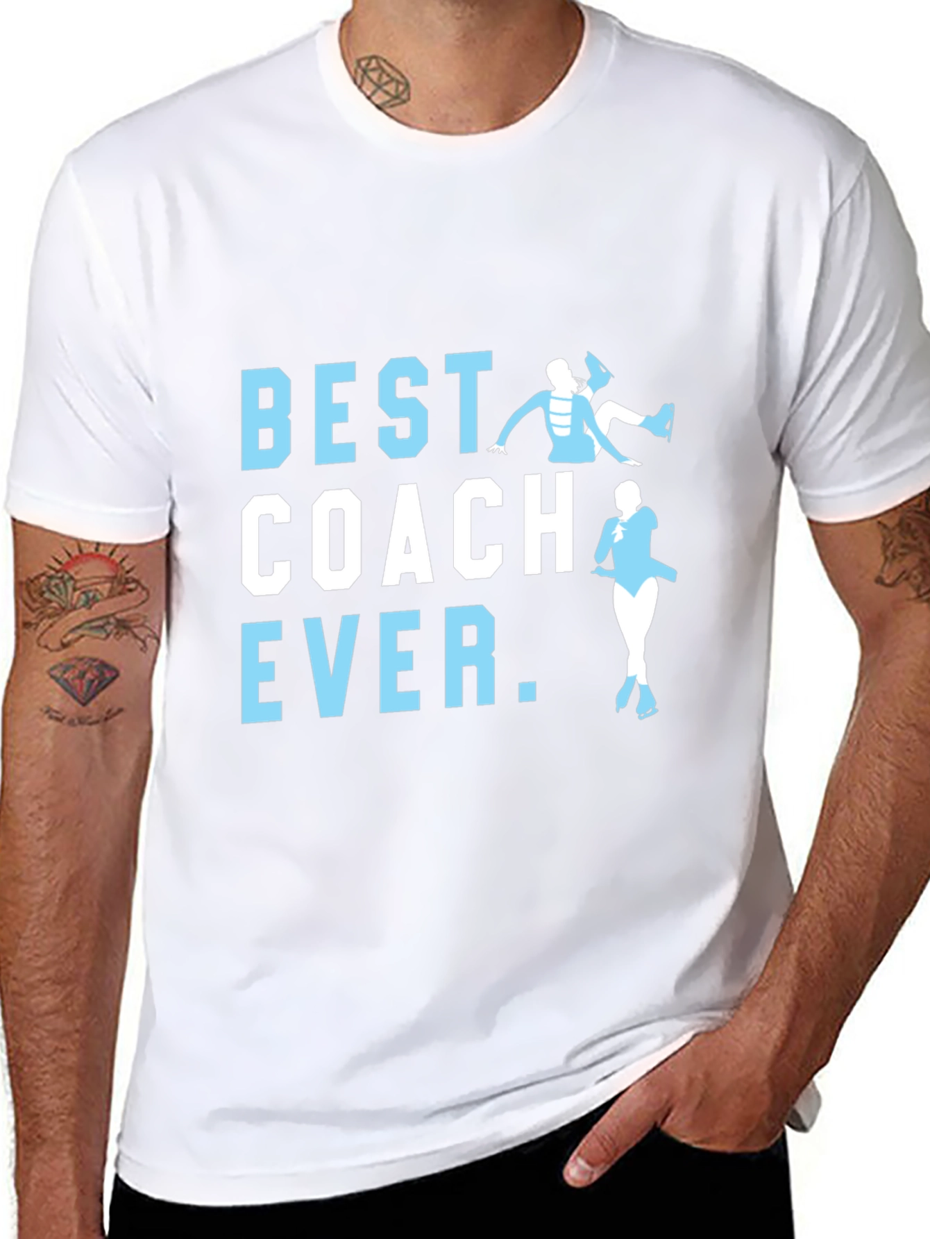 Best Coach Ever T-Shirt - Ice Skating Apparel