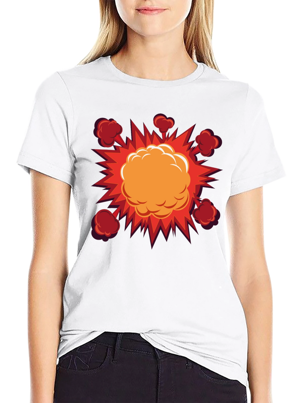 Explosion Graphic Black T-Shirt