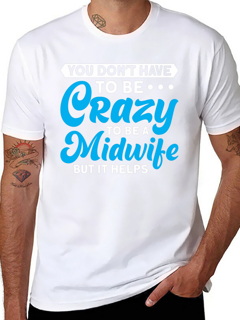 Crazy Midwife T-Shirt - Soft Cotton Blend