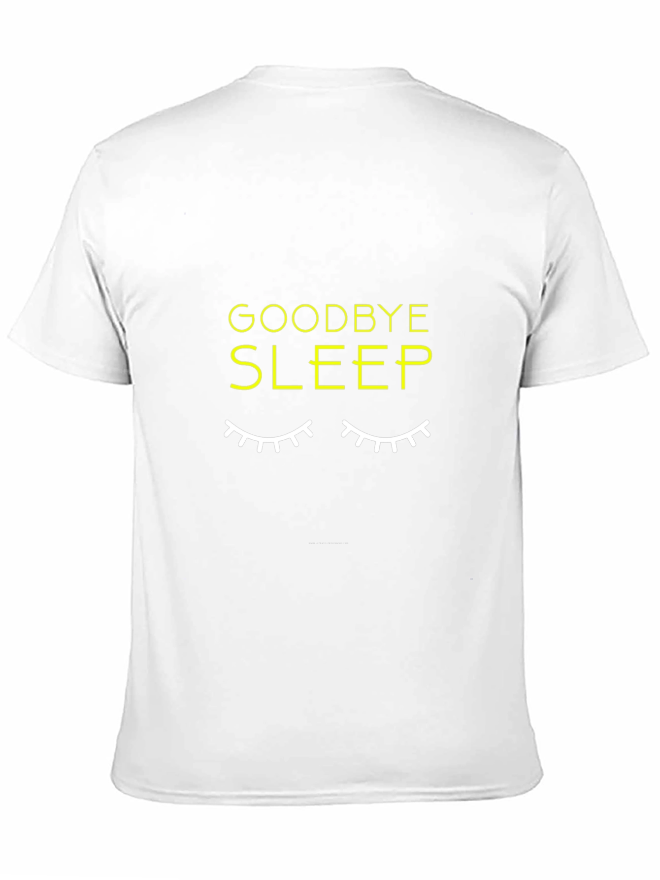 Goodbye Sleep Graphic Black T-Shirt