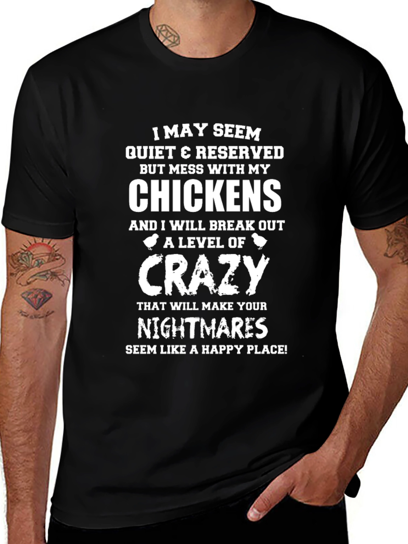 Quiet & Reserved Chicken Lover T-Shirt