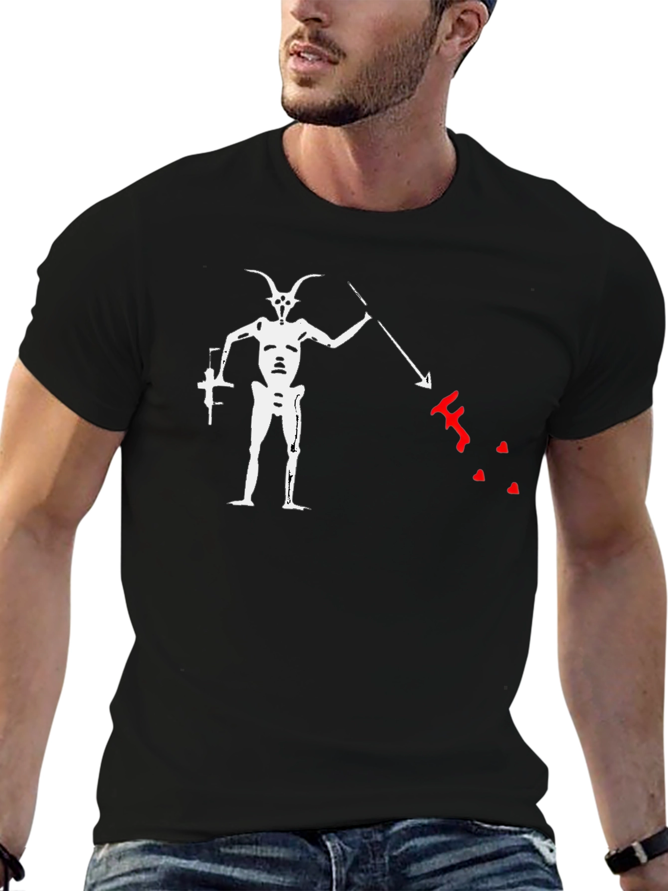 Blackbeards Flag T-Shirt - Pirate Graphic Tee