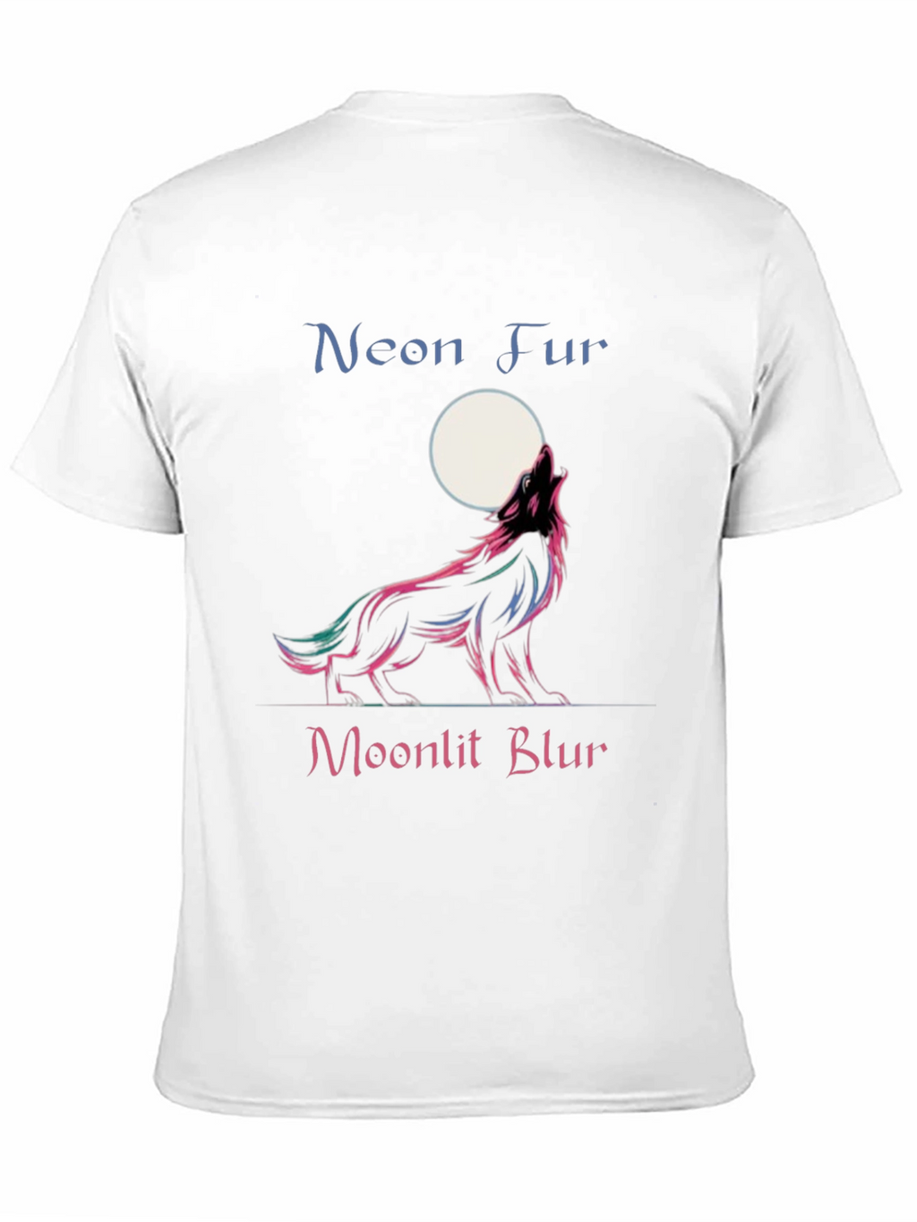 Neon Fur Moonlit Blur Graphic Tee