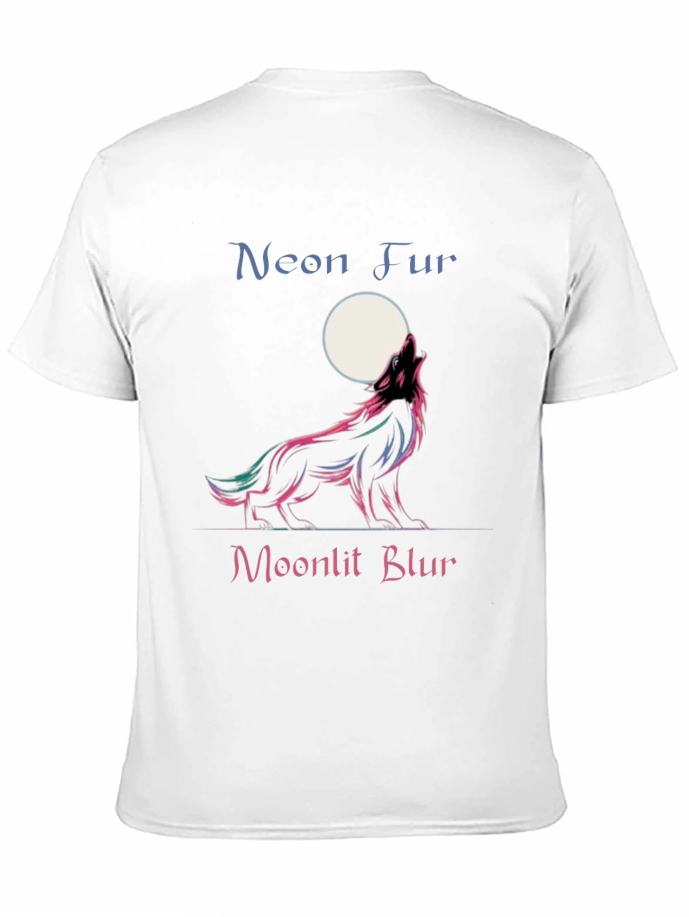 Neon Fur Moonlit Blur Graphic Tee