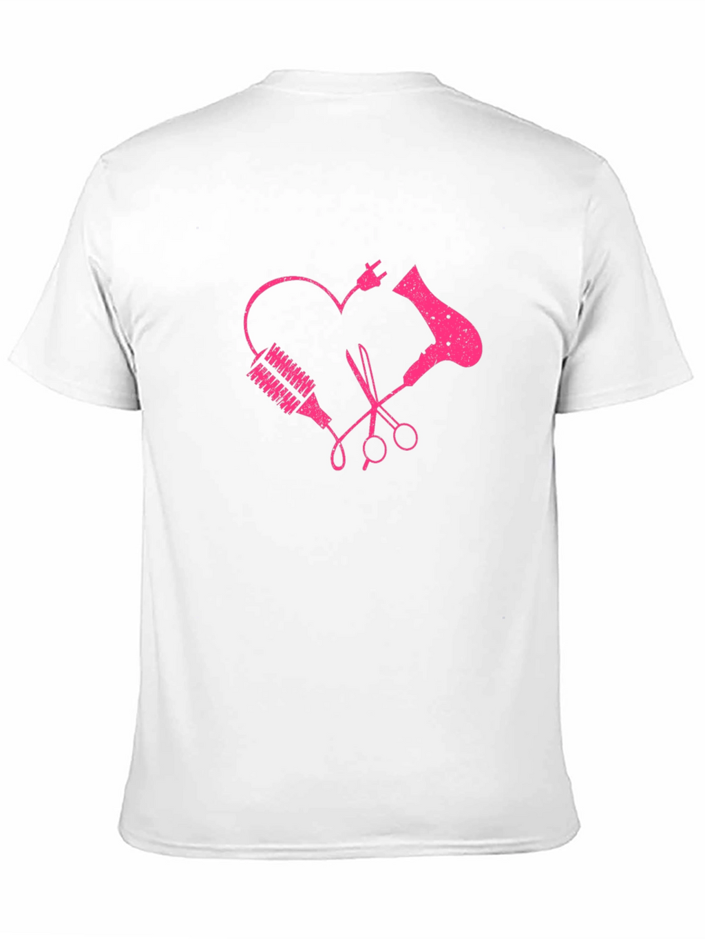 Hairdresser Heart Graphic Tee - Stylist Love