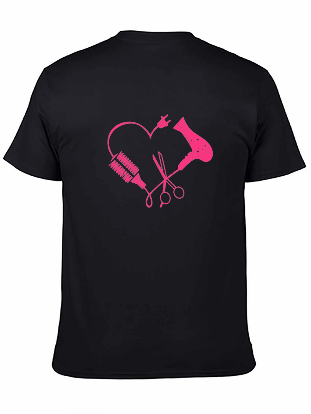 Hairdresser Heart Graphic Tee - Stylist Love