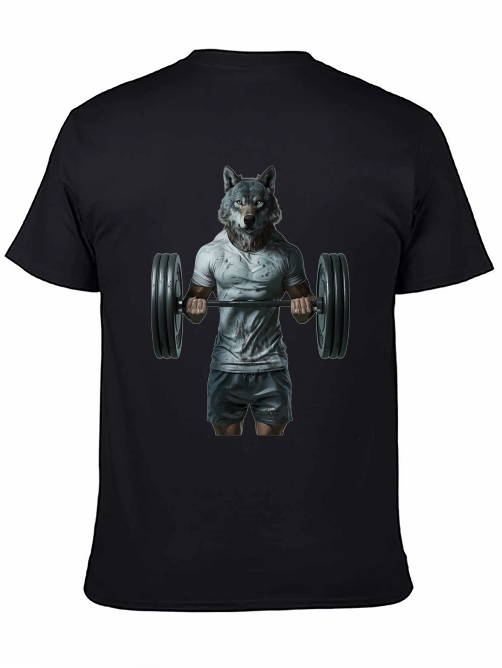 Wolf Gym T-Shirt - Animal Bodybuilding Tee