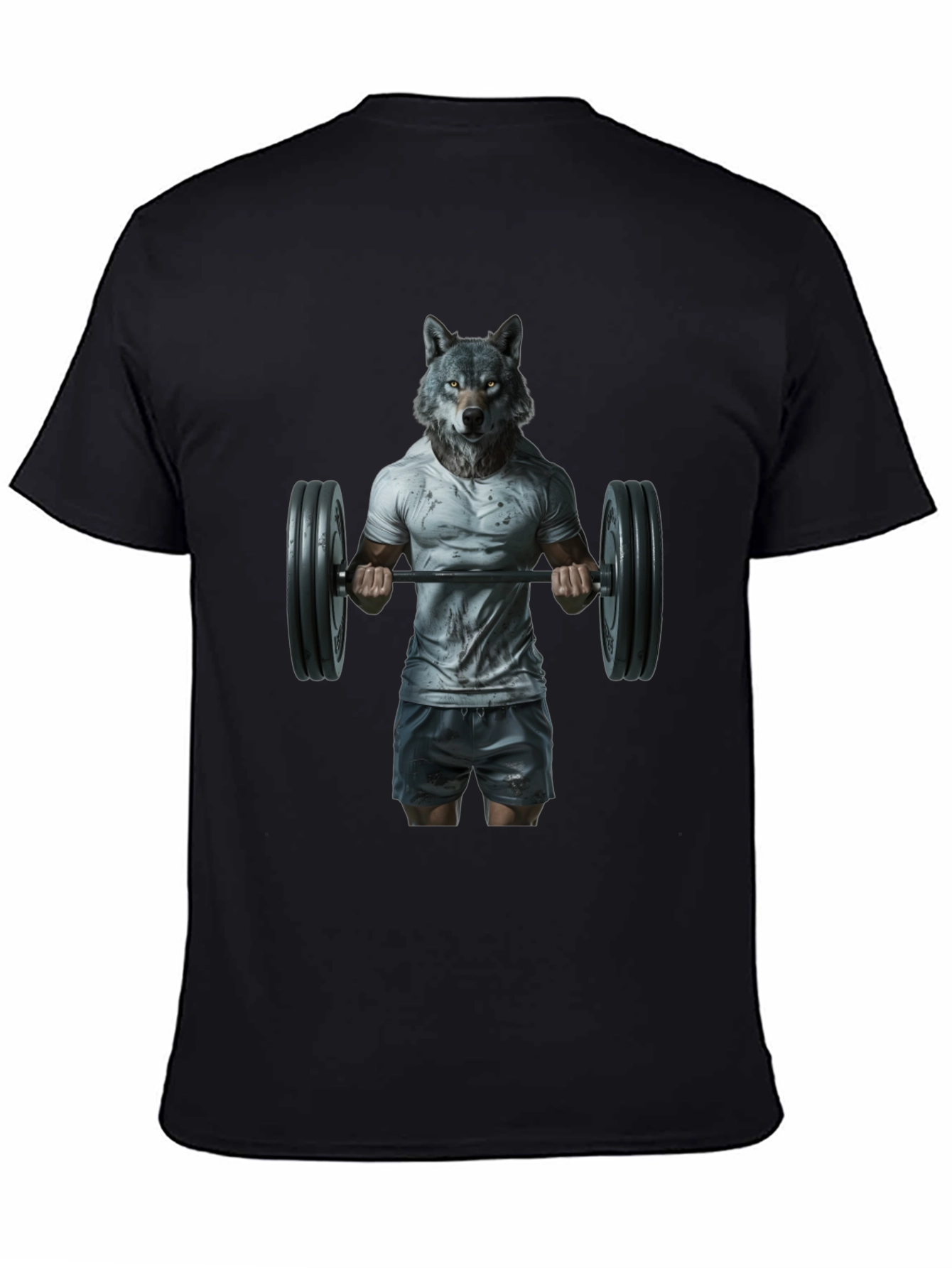Wolf Gym T-Shirt - Animal Bodybuilding Tee