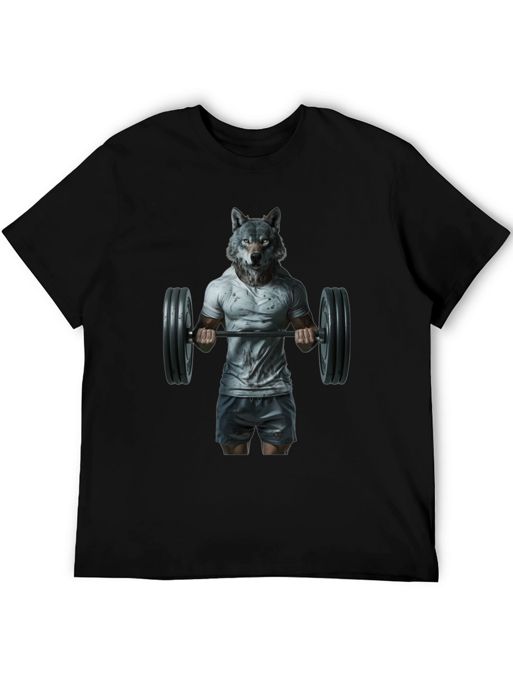 Wolf Gym T-Shirt - Animal Bodybuilding Tee