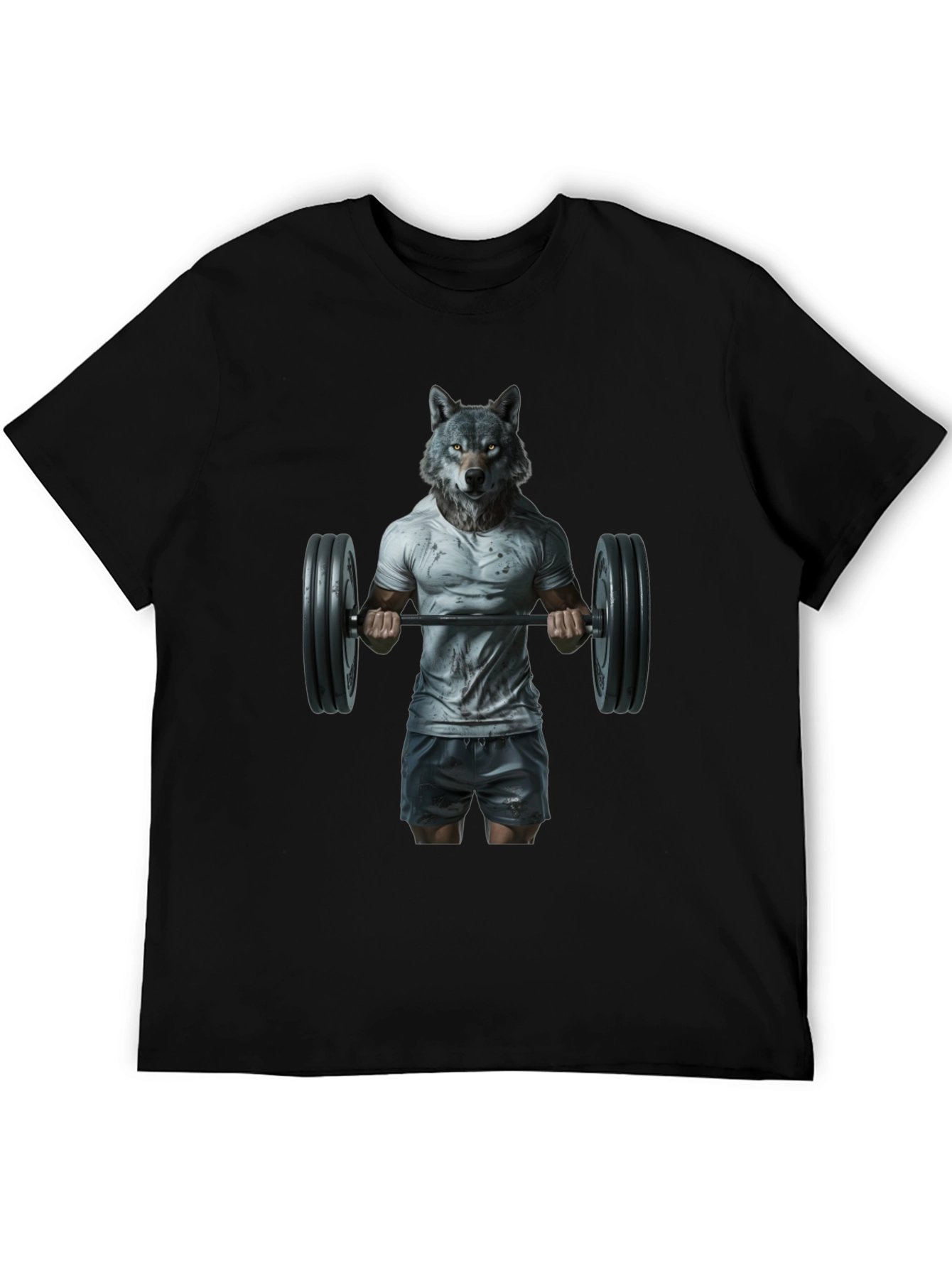 Wolf Gym T-Shirt - Animal Bodybuilding Tee