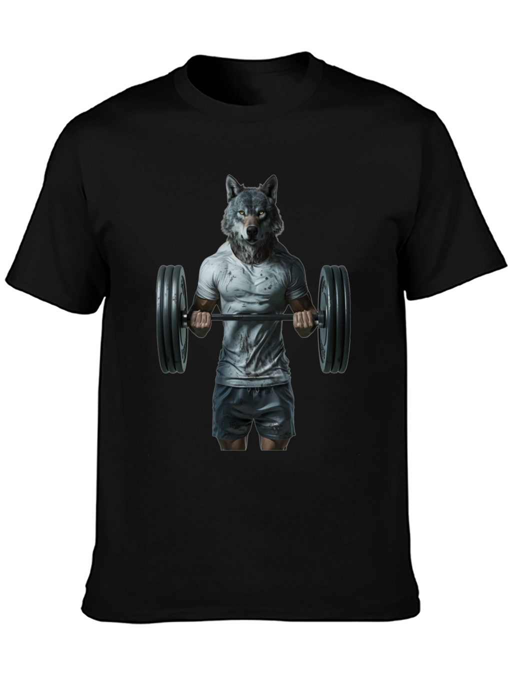 Wolf Gym T-Shirt - Animal Bodybuilding Tee