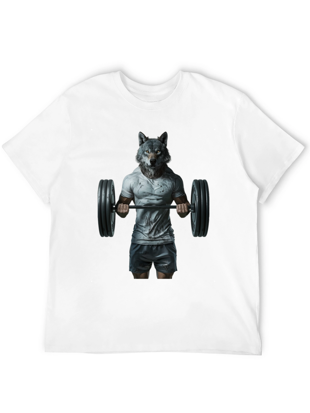 Wolf Gym T-Shirt - Animal Bodybuilding Tee