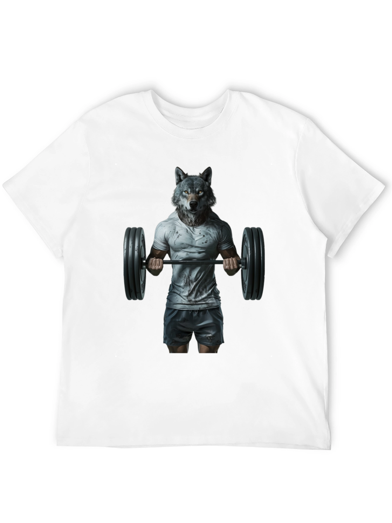 Wolf Gym T-Shirt - Animal Bodybuilding Tee