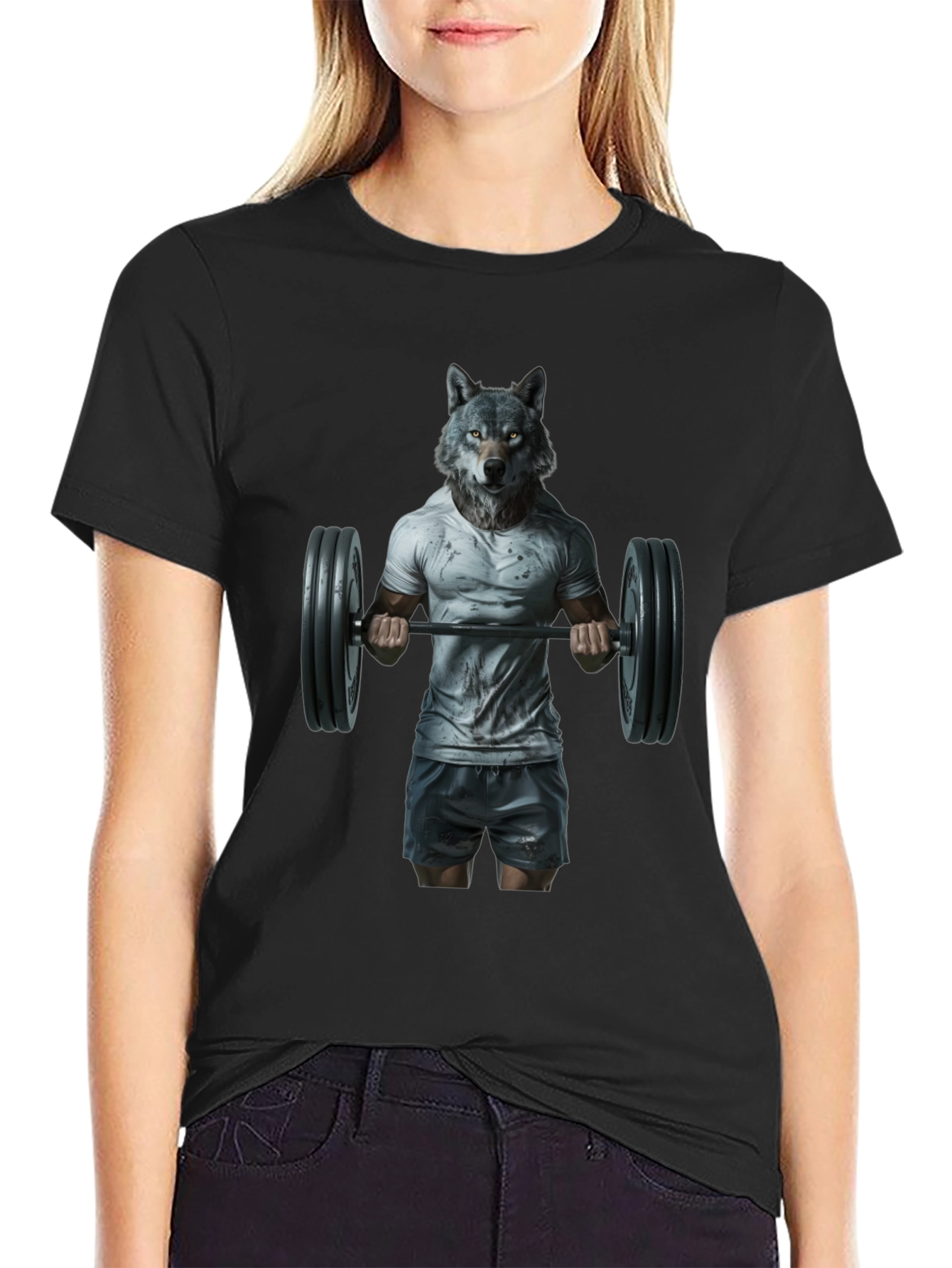 Wolf Gym T-Shirt - Animal Bodybuilding Tee