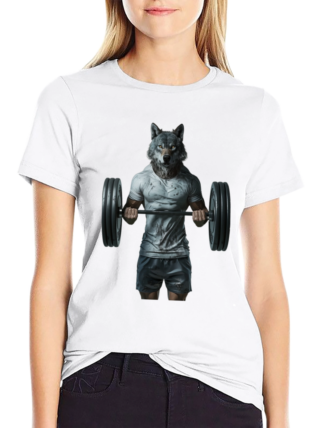 Wolf Gym T-Shirt - Animal Bodybuilding Tee