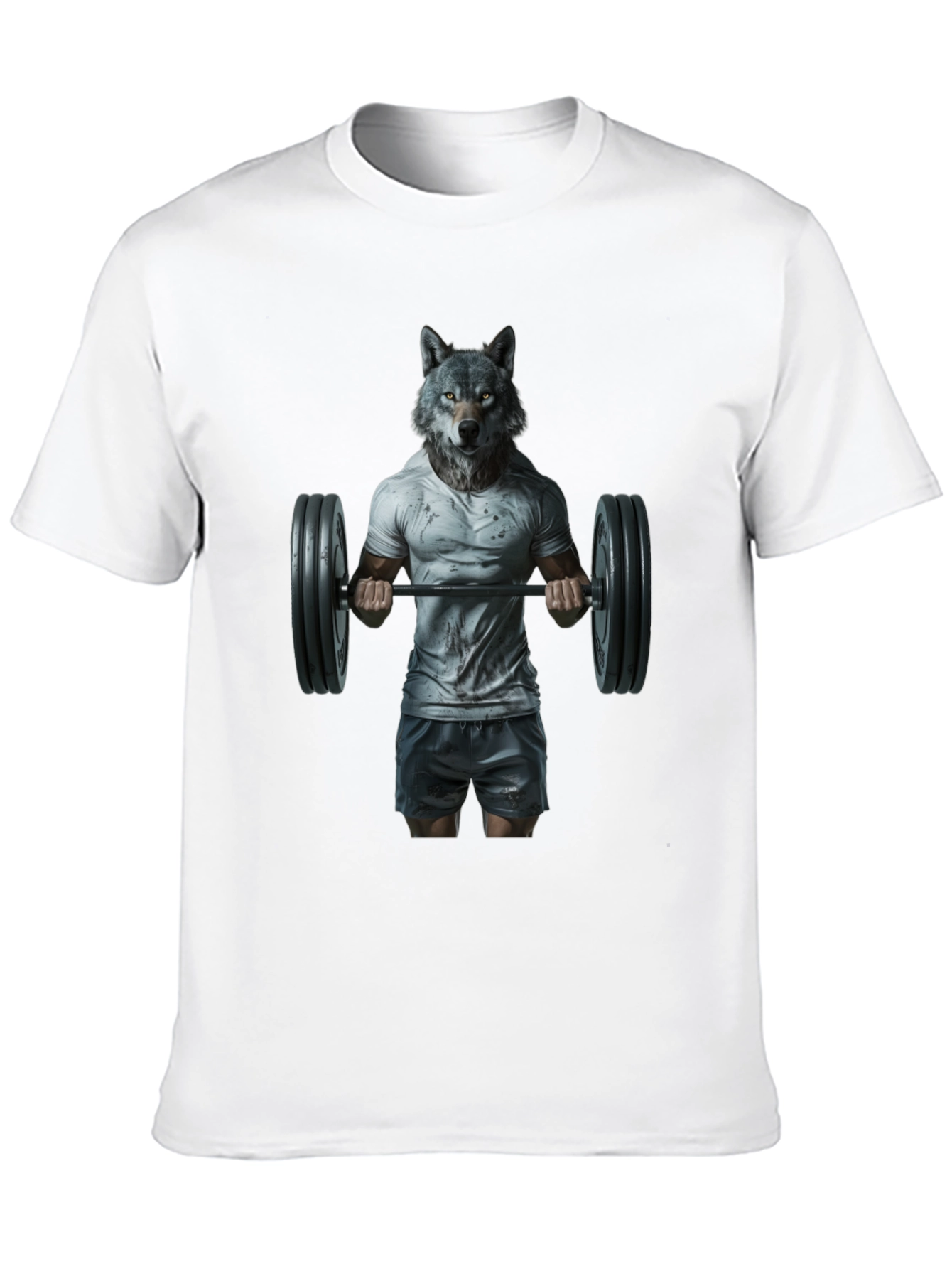 Wolf Gym T-Shirt - Animal Bodybuilding Tee