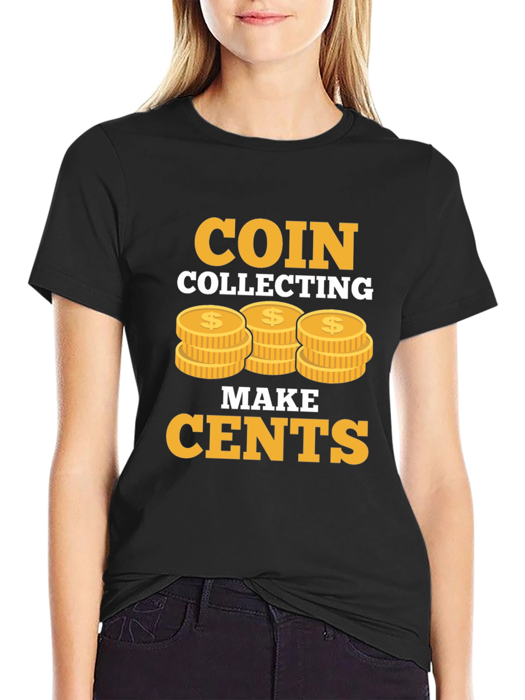 Coin Collecting Makes Cents Graphic Tee