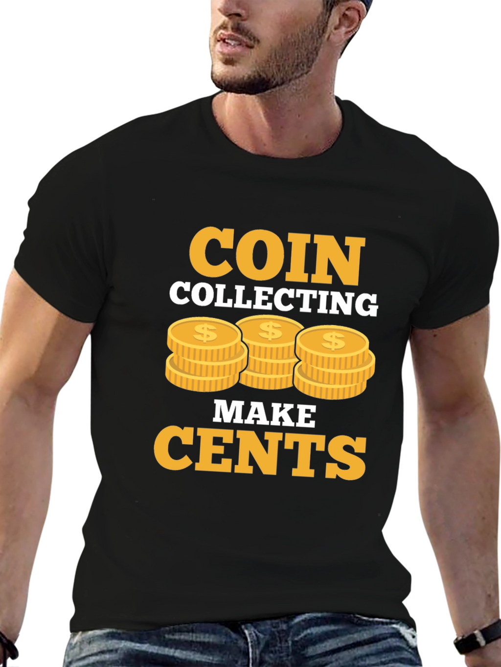 Coin Collecting Makes Cents Graphic Tee