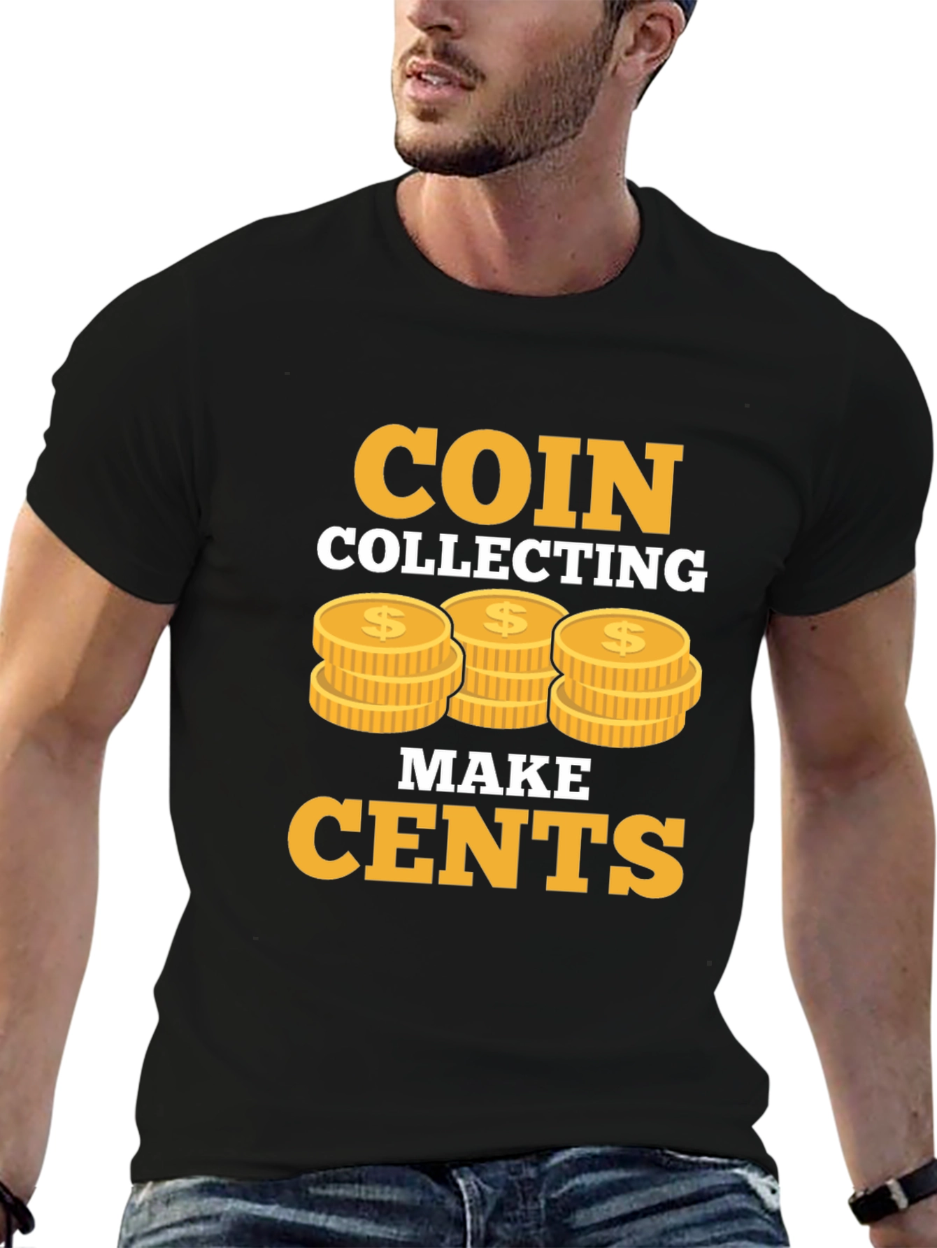 Coin Collecting Makes Cents Graphic Tee