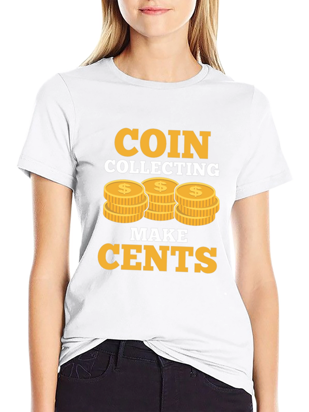 Coin Collecting Makes Cents Graphic Tee
