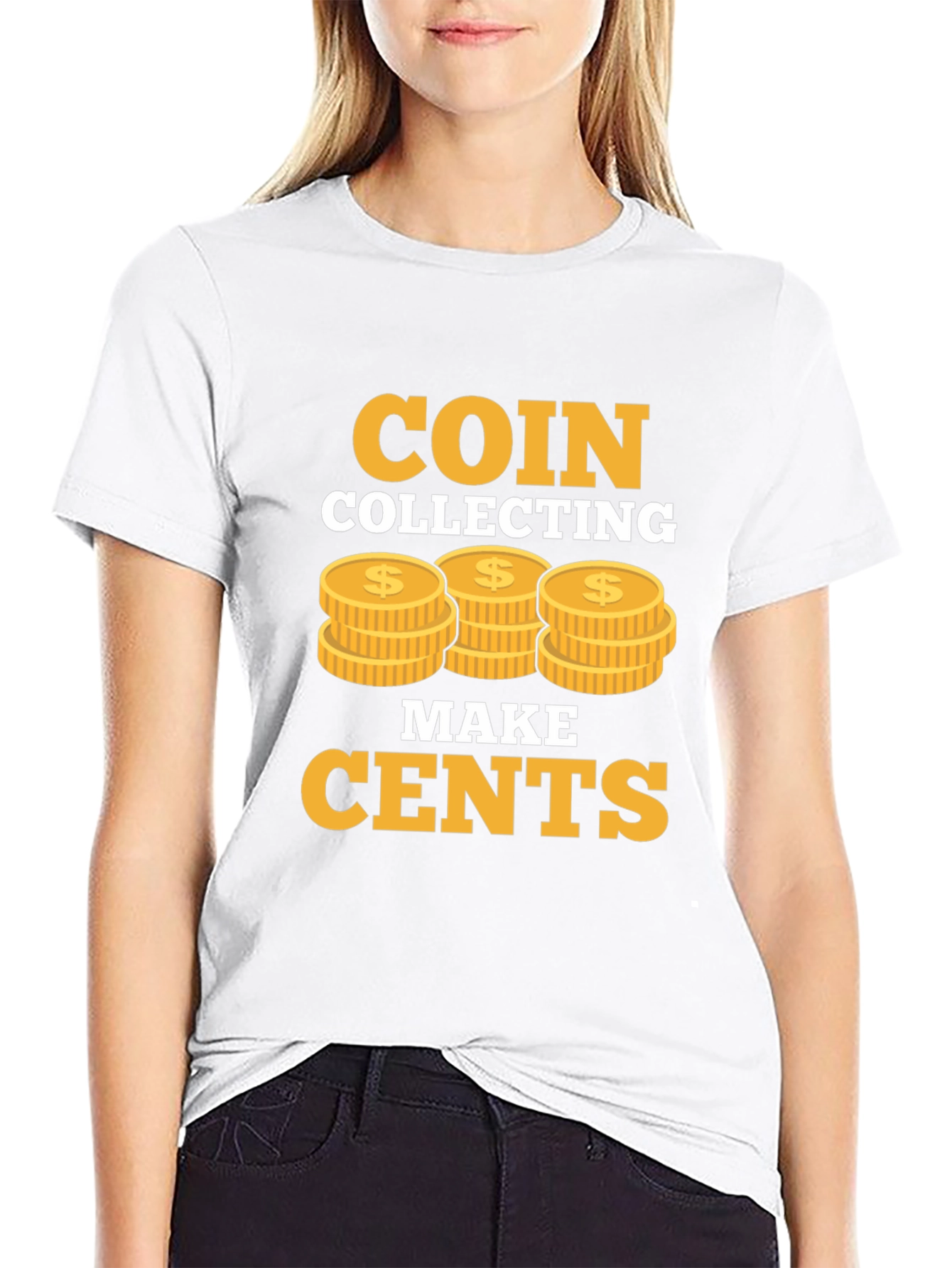 Coin Collecting Makes Cents Graphic Tee