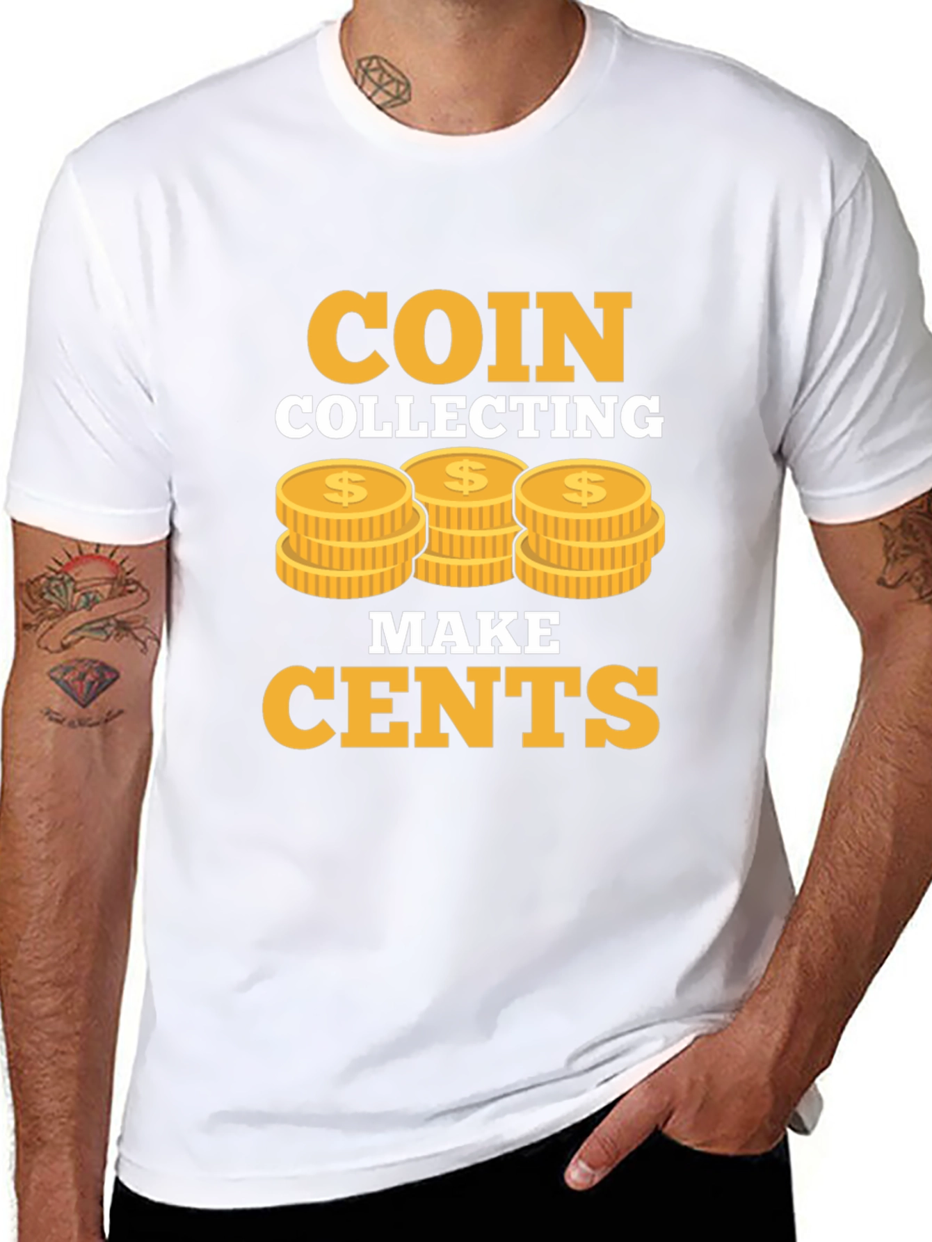 Coin Collecting Makes Cents Graphic Tee