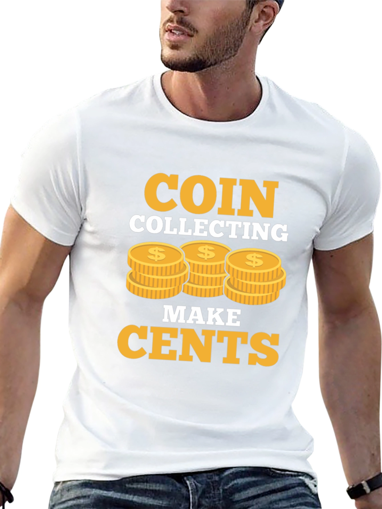 Coin Collecting Makes Cents Graphic Tee