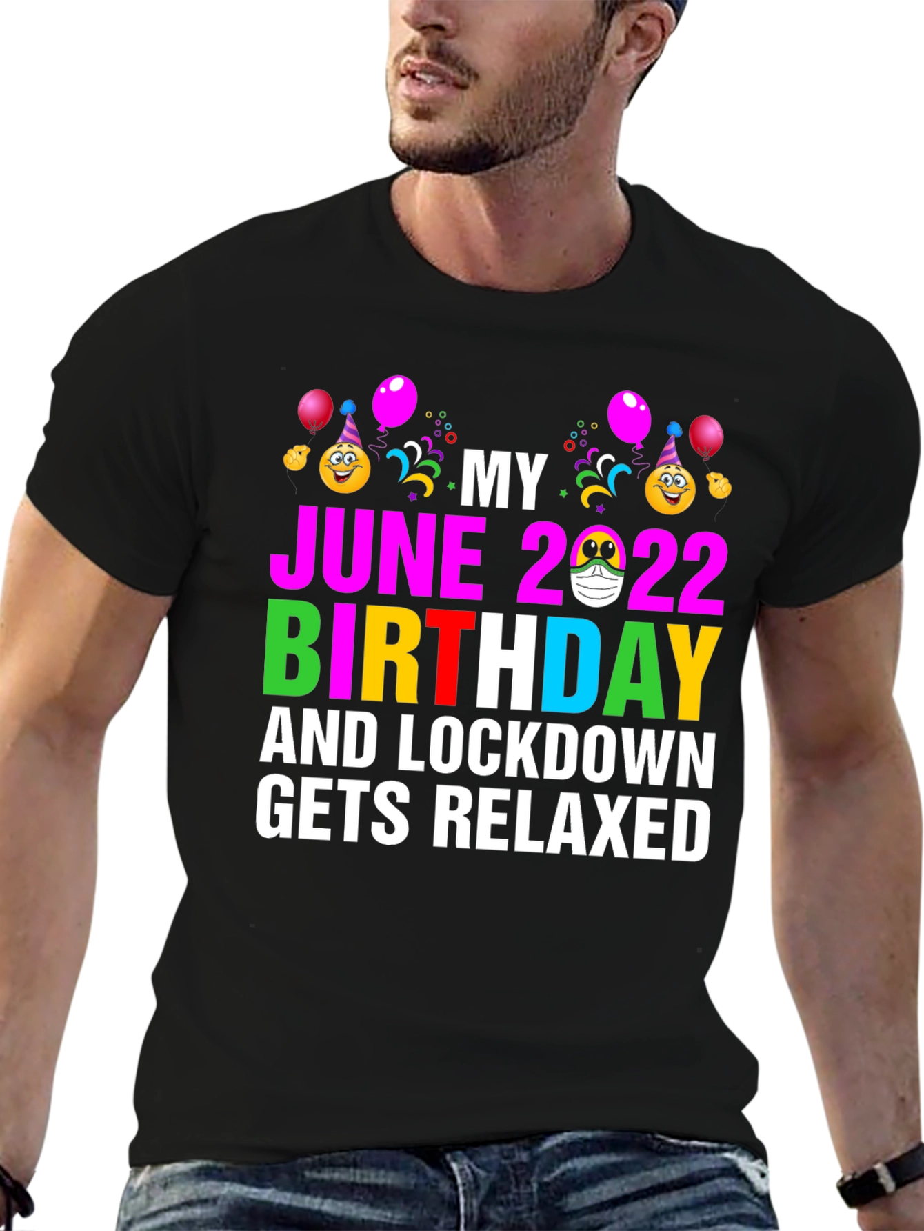 June 2022 Birthday Lockdown Relaxed T-Shirt