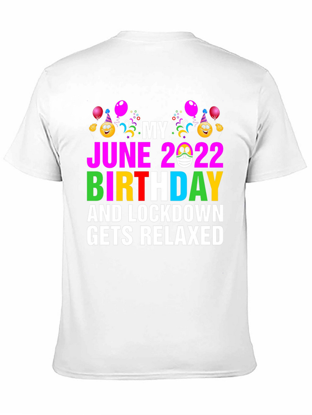 June 2022 Birthday Lockdown Relaxed T-Shirt