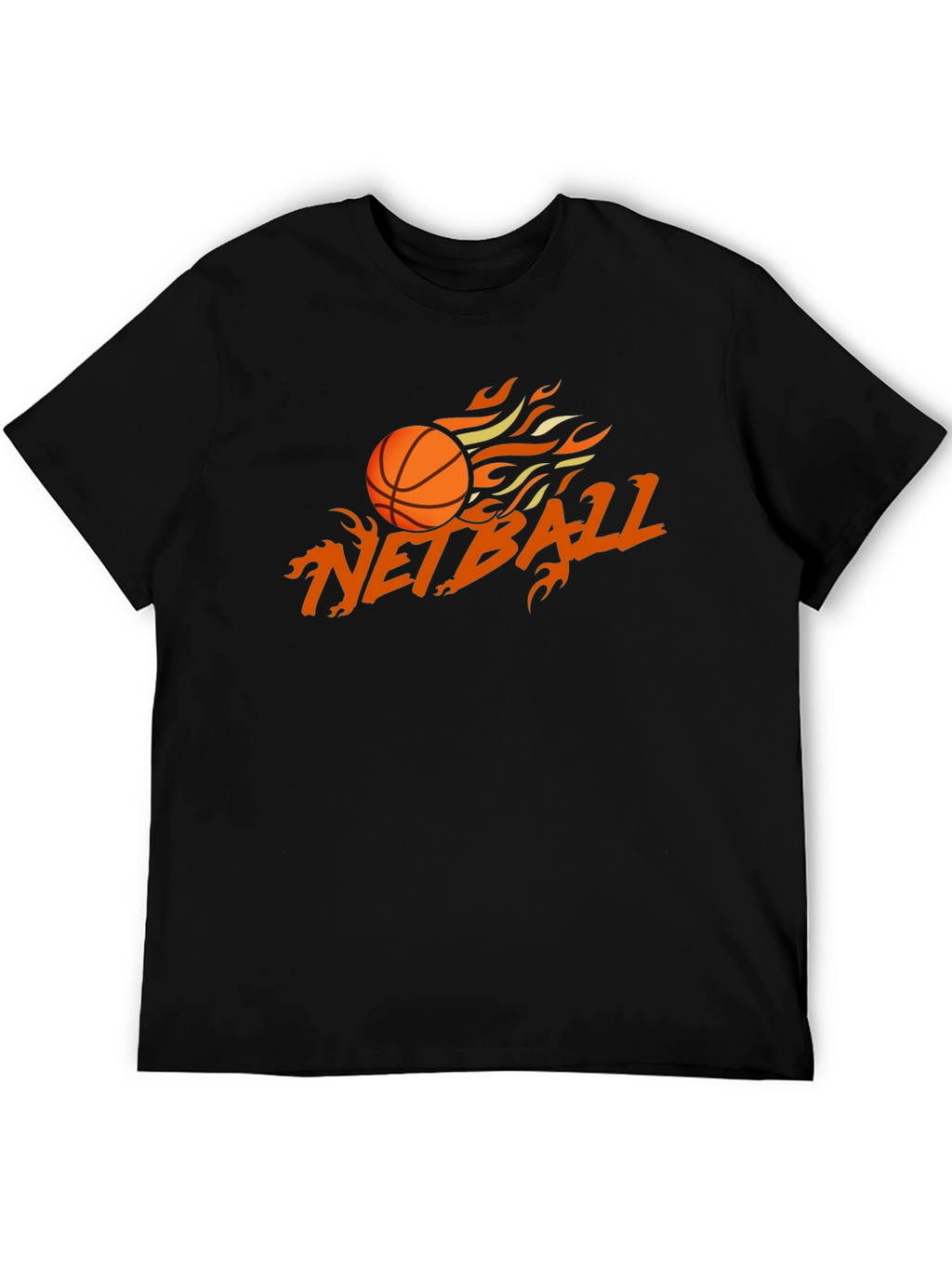 Netball Flame Graphic T-Shirt