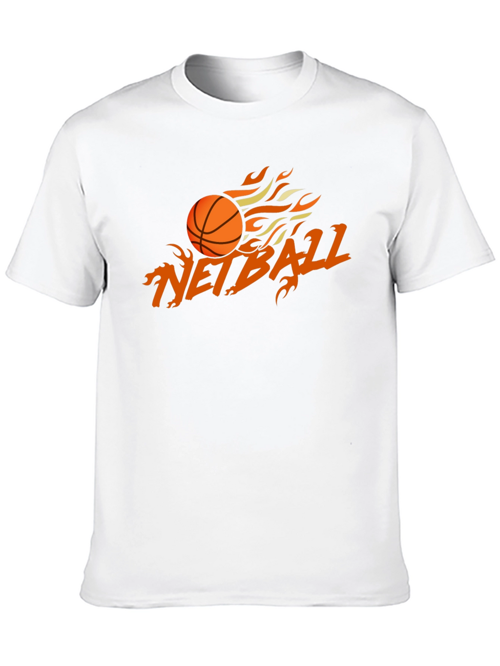 Netball Flame Graphic T-Shirt