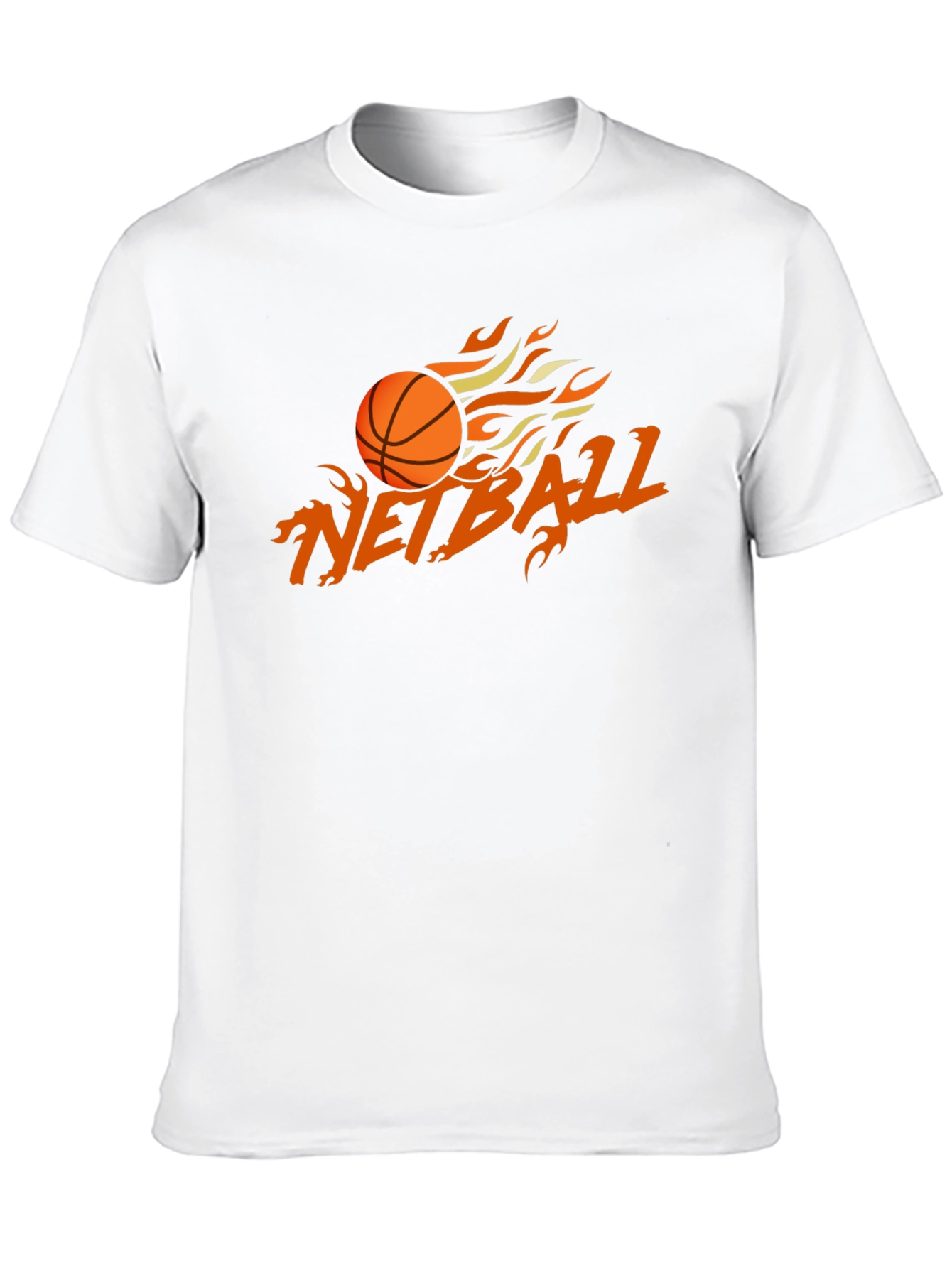 Netball Flame Graphic T-Shirt