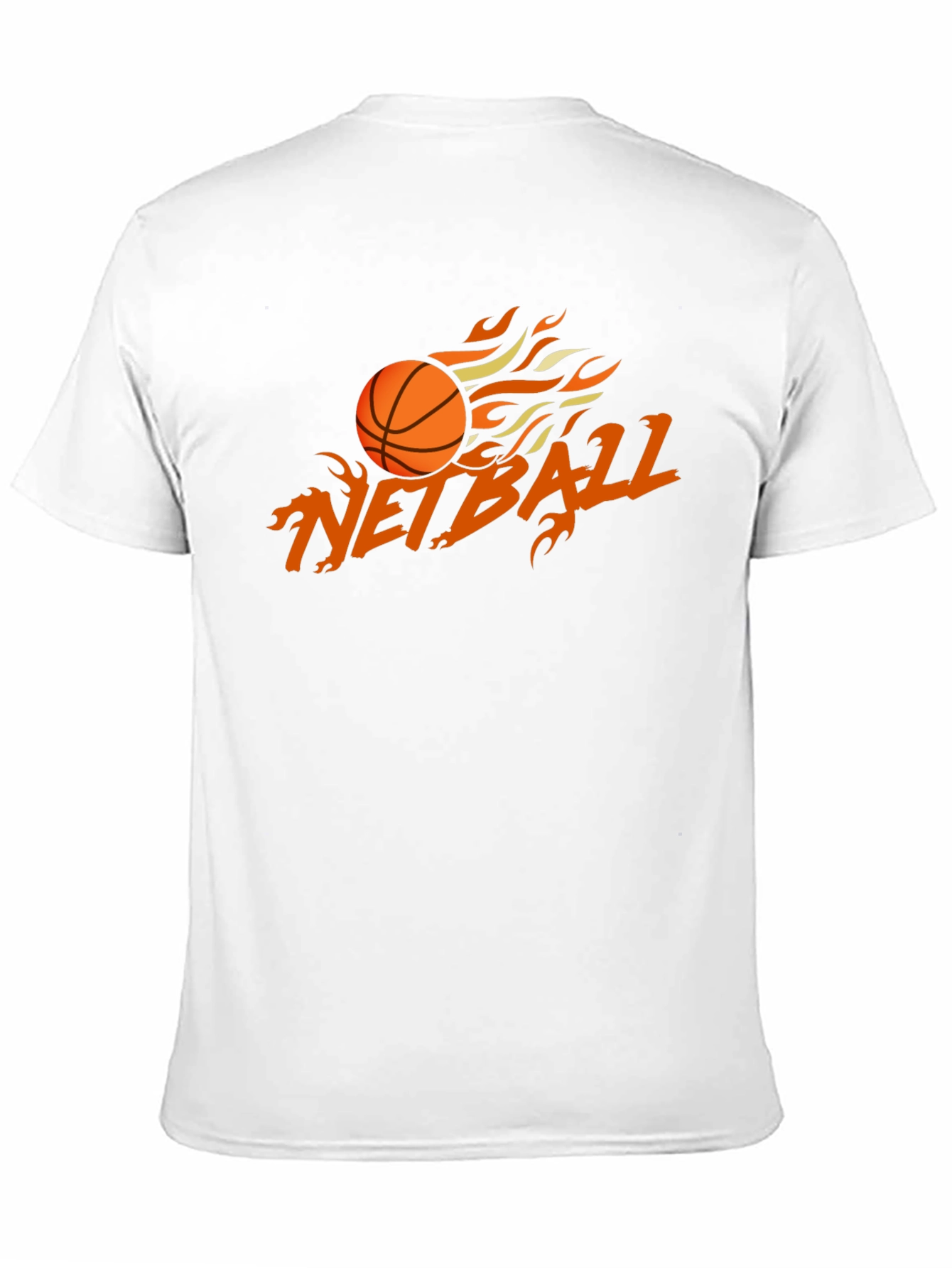 Netball Flame Graphic T-Shirt