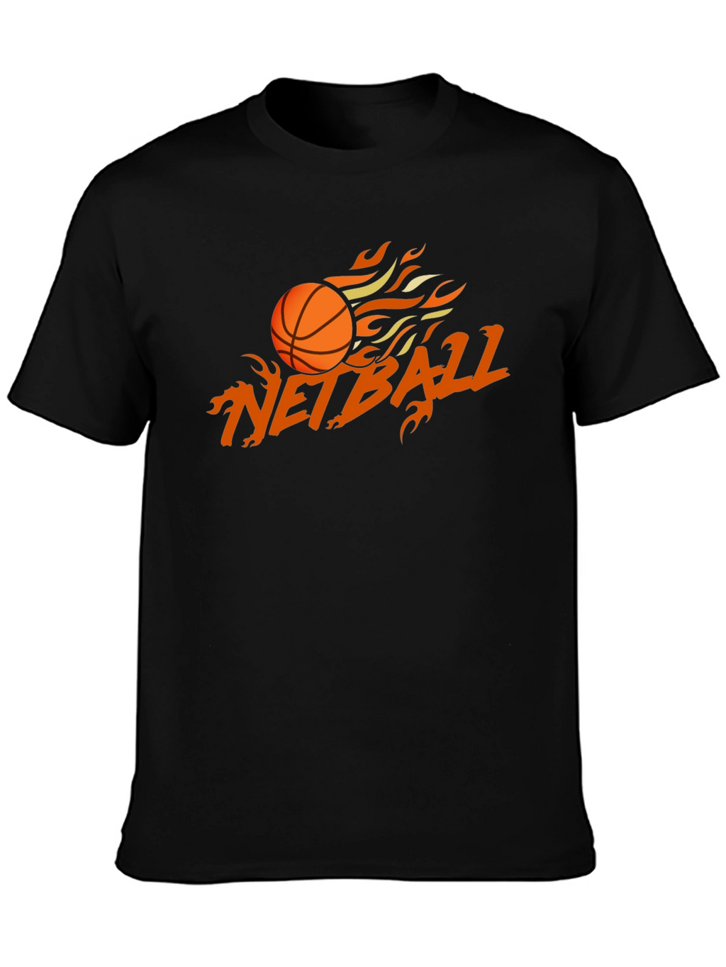 Netball Flame Graphic T-Shirt